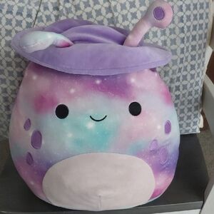 Squishmallows Purple and Pink Galaxy Snail